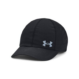 【送料無料】 アンダーアーマー レディース 帽子 アクセサリー Iso-Chill Launch Adjustable Hat Black/Black/Reflective