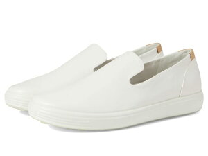 GR[ fB[X V[Y Xj[J[ ECCO Soft 7 Slip-On Sneaker White/Powder zCg