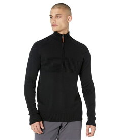 【送料無料】 オバマイヤー メンズ ニット・セーター アウター Vince 1/2 Zip Sweater Black