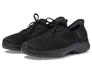 XPb`[Y fB[X V[Y Xj[J[ SKECHERS Performance Go Walk 6 Lovely Day Hands Free Slip-Ins Black ubN