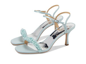 �o�b�W�F���[�~�V���J ���f�B�[�X �V���[�Y �u�[�c�E���C���u�[�c Badgley Mischka Caitlyn Mist Blue �u���[