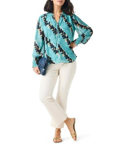 �j�b�N�v���X�]�[�C ���f�B�[�X �g�b�v�X �V���c NIC+ZOE Rolling Reef Top Aqua Multi �A�N�A