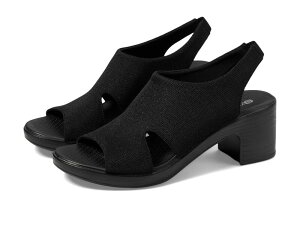 rW[Y fB[X V[Y q[ T_ Bzees Eden Slingback Strappy Sandals Black Fabric ubN