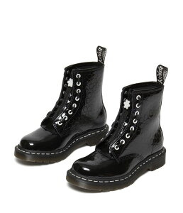 hN^[}[` fB[X V[Y u[cECu[c Dr. Martens 1460 Jungle Black Patent ubN
