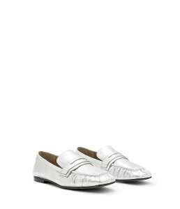 I[ZCc fB[X V[Y Xb|E[t@[ AllSaints Sapphire Loafer Metallic Silver Vo[