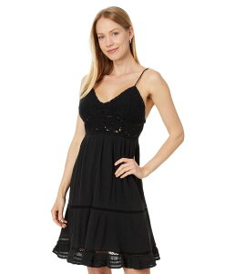 ���b�L�[�u�����h ���f�B�[�X �g�b�v�X �����s�[�X Lucky Brand Dream Crochet Dress Meteorite