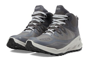 L[ fB[X V[Y u[cECu[c KEEN Zionic Mid Height Waterproof All Terrain Steel Grey/Magnet O[