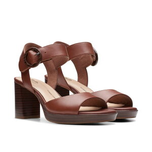 N[NX fB[X V[Y q[ Clarks AmbyrLyn Ruby British Tan Leather ^