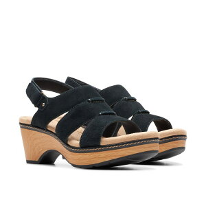 N[NX fB[X V[Y q[ Clarks Seannah Glow Black Suede ubN