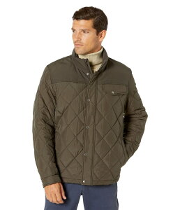 �R�[���n�[�� �����Y �A�E�^�[ �R�[�g Cole Haan 28 Tonal Mix Media Diamond with Faux Sherpa Lining Olive �I���[�u