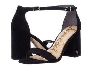�T���G�f���}�� ���f�B�[�X �V���[�Y �q�[�� Sam Edelman Daniella Black Suede Leather �u���b�N