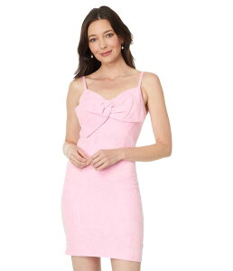 �����[�s�����b�c�@�[ ���f�B�[�X �g�b�v�X �����s�[�X Lilly Pulitzer Willalynn Stretch Bow Dress Conch Shell Pink Caliente Pucker Jacquard �s���N