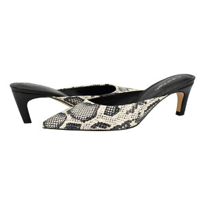 �J���o���N���C�� ���f�B�[�X �V���[�Y �q�[�� Calvin Klein Kalyn White/Black Snake �z���C�g