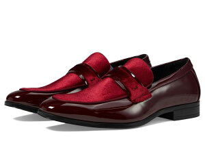 XeCV[A_X Y V[Y IbNXtH[h Burgundy Stacy Adams Spratley Saddle Slip-On