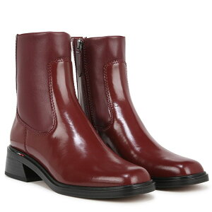 �t�����R�T���g ���f�B�[�X �V���[�Y �u�[�c�E���C���u�[�c Franco Sarto Gracelyn Berry Red Leather/Faux Leather ���b�h