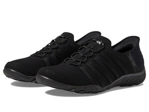 XPb`[Y fB[X V[Y Xj[J[ SKECHERS Breathe Easy - Roll With Me Hands Free Slip-Ins Black ubN