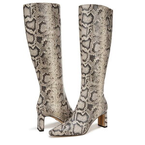 �T���G�f���}�� ���f�B�[�X �V���[�Y �u�[�c�E���C���u�[�c Sam Edelman Sylvia Wide Calf Roccia Python Wide Calf