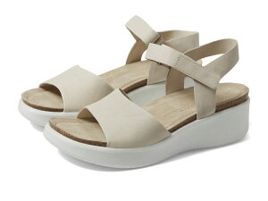 GR[ fB[X V[Y q[ Limestone ECCO Flowt Wedge Cork Sandal