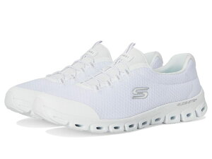 XPb`[Y fB[X V[Y Xj[J[ SKECHERS Glide Step Resilience White Silver zCg