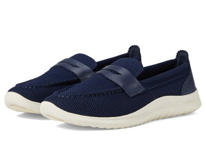 R[n[ fB[X V[Y Xb|E[t@[ Cole Haan Zerogrand Meritt Stitchlite Loafers Marine Blue Knit/Ivory AC{[