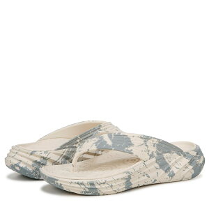 oCIjbN Y V[Y T_ VIONIC Tide RX Thongs Cream/Vintage Blue N[