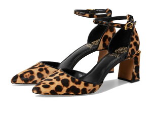 ���B���X�J���[�g ���f�B�[�X �V���[�Y �q�[�� �A���N�� Vince Camuto Hendriy Ankle Strap Pump Tan Multi �^��
