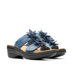 N[NX fB[X V[Y q[ Clarks Merliah Raelyn Blue Leather u[