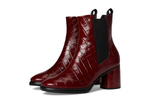 GR[ fB[X V[Y u[cECu[c `FV[u[c `FV[ ECCO Sculpted Luxery 55MM Modern Sleek Chelsea Boot Brick Reptile Print