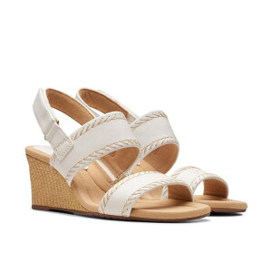 N[NX fB[X V[Y q[ Clarks Kyarra Rose White Leather zCg