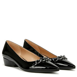 i`CU[ fB[X V[Y q[ Naturalizer Becca Pumps Black Faux Leather ubN
