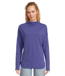�}�C�P���X�^�[�Y ���f�B�[�X �A�E�^�[ �j�b�g�E�Z�[�^�[ ���b�N�l�b�N Michael Stars Laurel Mock Neck Top Moonlit