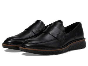GR[ Y V[Y Xb|E[t@[ ECCO St.1 Hybrid Penny Loafer Black ubN