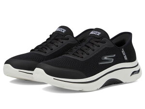 XPb`[Y fB[X V[Y Xj[J[ SKECHERS Performance Go Walk Arch Fit 2.0 Valencia Hands Free Slip-Ins Black/White zCg