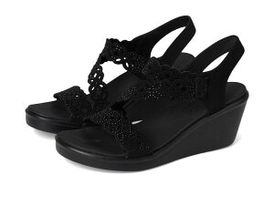 XPb`[Y fB[X V[Y q[ SKECHERS Rumble On - Sassier Dayz Black/Black ubN