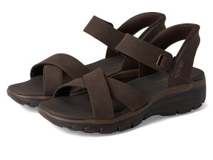 �X�P�b�`���[�Y ���f�B�[�X �V���[�Y �T���_�� SKECHERS Easy Going - Somewhere Sunny Chocolate �`���R���[�g