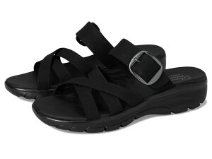 �X�P�b�`���[�Y ���f�B�[�X �V���[�Y �T���_�� SKECHERS Easy Going - Perfect Company Black/Black �u���b�N