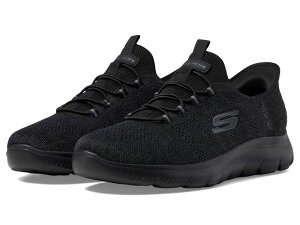 XPb`[Y Y V[Y Xj[J[ SKECHERS Summits Key Pace Hands Free Slip-In Black/Black ubN