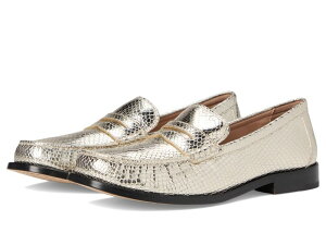 R[n[ fB[X V[Y Xb|E[t@[ Cole Haan Lana Lux Penny Loafers Remastered Gold Snake Print Leather S[h