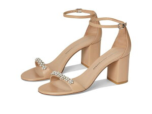 �X�`���A�[�g ���C�c�}�� ���f�B�[�X �V���[�Y �q�[�� Stuart Weitzman Nudist Poppy Block 75 Adobe/Clear/Natural