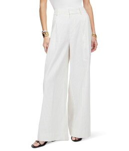 ���C�h�E�F�� ���f�B�[�X �{�g���X �J�W���A���p���c �|���G�X�e�� �R�b�g�� Madewell Superwide Harlow Pinstripe - Cotton Polyester Ivory Black Pinstripe �A�C�{���[