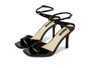 �i�C���E�F�X�g ���f�B�[�X �V���[�Y �q�[�� Nine West Devans Black Patent �u���b�N