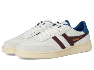 S Y V[Y Xj[J[ U[ Gola Contact Leather White/Burgundy/Dark Green zCg