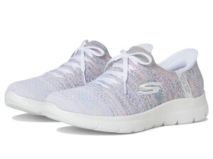 XPb`[Y fB[X V[Y Xj[J[ SKECHERS Summits Hands Free Slip-INS White Multi zCg