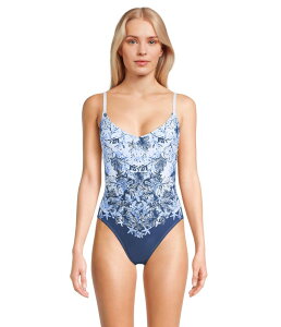 yz [sbc@[ fB[X ㉺Zbg  Klynn One-Piece Bonaire Blue Just A Little Koi Engineered One Piece