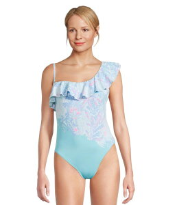 yz [sbc@[ fB[X ㉺Zbg  Caelum Ruffle One-Piece Multi Via Del Mar Engineered One Piece