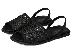 �P�l�X�R�[�� ���f�B�[�X �V���[�Y �T���_�� Kenneth Cole Reaction Saavi Black Raffia �u���b�N