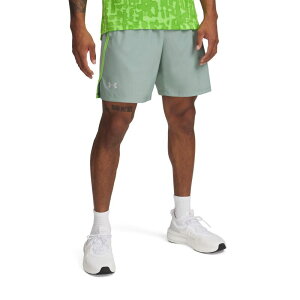 A_[A[}[ Y {gX n[tpcEV[c V[gpc Under Armour Launch Run 7" Shorts Silica Green/Cyber Green/Reflective O[