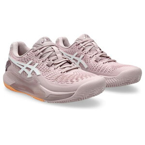 yz AVbNX fB[X Xj[J[ V[Y Women's GEL-Resolution 9 Clay Watershed Rose/White