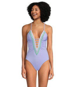 yz xbJ fB[X ㉺Zbg  Fiesta Clare Plunge One Piece Bellflower