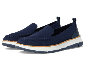 R[n[ fB[X V[Y Xb|E[t@[ Cole Haan Zerogrand Revel Stitchlite Venetians Navy Knit/Croc Print lCr[